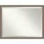 Eva Silver and Gold Beveled Bathroom Vanity Wall Mirror