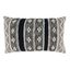 Black and White Cotton Multi-Pattern Throw Pillow Cover