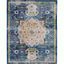 Handmade Blue Medallion Synthetic 8' x 10' Area Rug