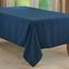 Navy Blue Rectangular Polyester Everyday Tablecloth