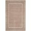 Beige/Ivory Hand-Tufted Wool Rectangular Area Rug, 3' x 5'