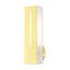 Modern Gold and Chrome Rectangular Wall Sconce