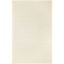 Ivory Hand-Knotted Wool Rectangular Area Rug, 5' x 8'