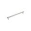 Polished Nickel Modern Industrial Appliance Pull with Mounting Hardware