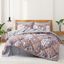 Camel Twin Microfiber Floral Reversible Bed in a Bag Set