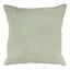 Gray Cowhide Leather Throw Pillow Cover, 18"