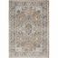 Elegant Beige & Grey Reversible 5' x 7' Synthetic Area Rug