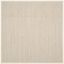 Marble Beige 9' Square Handwoven Cotton Area Rug