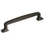 6-1/4 Inch Black Bronze Modern Industrial Bar Pull