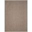 Reversible Gray Synthetic 9' x 12' Easy-Care Area Rug