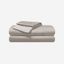 Twin XL Medium Beige Cotton Bamboo Sheet Set