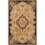 Elegance Gold Hand-Tufted Round Wool Area Rug - 6ft Diameter