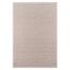 Tan Geometric Stain-Resistant Synthetic Indoor Outdoor Rug