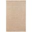 Luna Tan Handwoven Wool Rectangular Area Rug