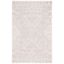 Ivory Hand-Tufted Wool Rectangular 4' x 6' Area Rug