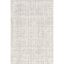 Handmade Beige Geometric Synthetic 4' x 6' Washable Rug