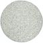 Hand-Tufted Wool Round Area Rug in Blue/Ivory - 6' Diameter