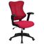 ErgoFlex High Back Burgundy Mesh Executive Swivel Office Chair