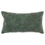 Forest Green Botanical Cotton Rectangular Throw Pillow