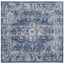 Charleston 6'7" Square Blue Synthetic Area Rug