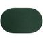 Hunter Green Solid Braided Oval Synthetic Rug 20" x 30"