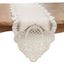 Ivory Embroidered Lace Polyester Table Runner