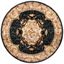 Assorted Floral Elegance Hand-Tufted Wool Round Rug, 6' Multi