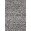 Marbella Dark Gray Flat Woven Rectangular Area Rug