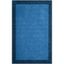 Hand-Knotted Artisan Blue Wool 6' x 9' Rectangular Area Rug