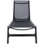 Fionne Modern Chic Black Outdoor Sunlounger