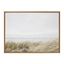 East Beach Coastal Landscape Canvas Print with Natural Frame