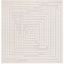 Elmhurst Ivory Geometric Square Wool Area Rug