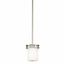 Hendrik Brushed Nickel 7.5 Inch Mini Pendant Light