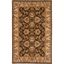 Elegant Ivory and Brown Hand-Tufted Wool Area Rug - 5' x 8'