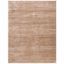 Luminous Abstract Light Brown Silk & Synthetic 10' x 14' Area Rug