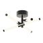 Rusnak Black Aluminum LED Semi-Flush Mount Light