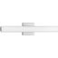 Brushed Nickel 22" LED Bath Vanity Light with Opal Glass