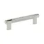 Polished Nickel 5-1/16 inch Modern Bar Cabinet Pull