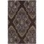 Brown and Ivory Hand-Tufted Wool Area Rug, 5' x 8'