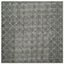 Gray Handmade Wool Tufted Square Area Rug 7' x 7'