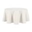 Beige Cotton-Blend Honeycomb Pattern Round Tablecloth