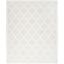 Moroccan Trellis Ivory-White 9' x 12' Easy-Care Outdoor Rug