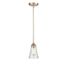 Natalie Modern Gold Matte Black 46.5" Glass Pendant Light