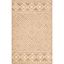 Natural Ivory Hand-Knotted Jute Area Rug 4' x 6'