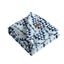 King Blue and White Reversible Fleece Blanket