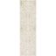 Elegant Ivory Floral Hand-Tufted Wool Runner Rug - 27" x 7"