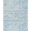 Blue and Ivory 8' x 10' Hand-Tufted Wool Area Rug