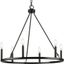 Gilliam Matte Black 6-Light Steel Chandelier