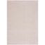 Elegant Beige Synthetic 5'3" x 7'7" Easy-Care Area Rug