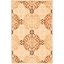 Capri 6' x 9' Gold and Multi Hand-Tufted Wool Area Rug